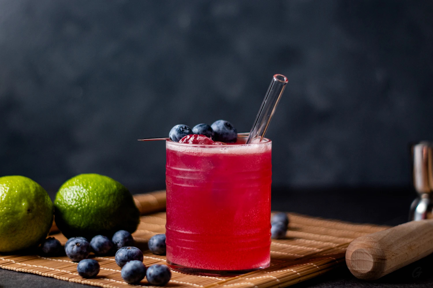 Cocktail Blueberry Buck