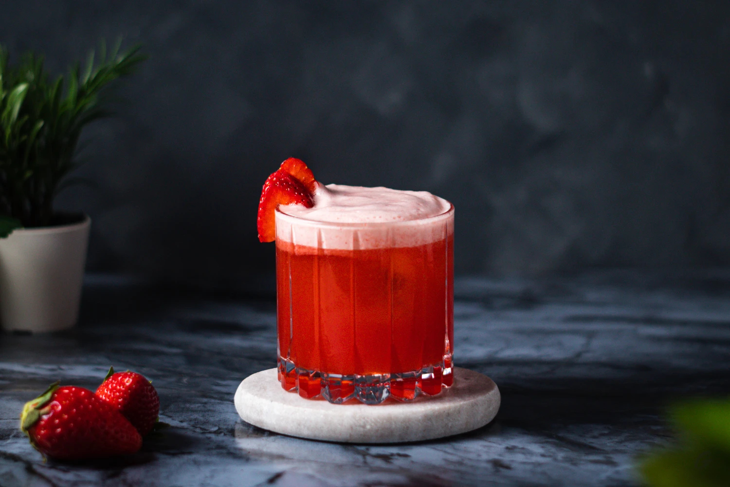 Cocktail Strawberry Sour