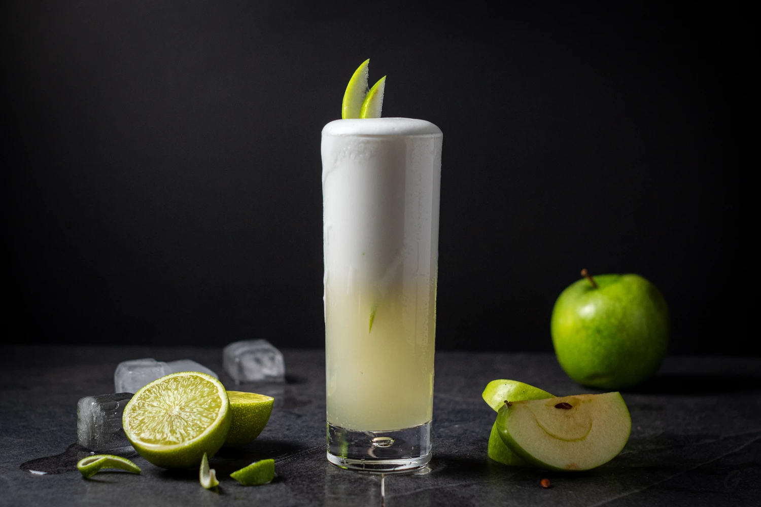 Cocktail Apple Gin Fizz