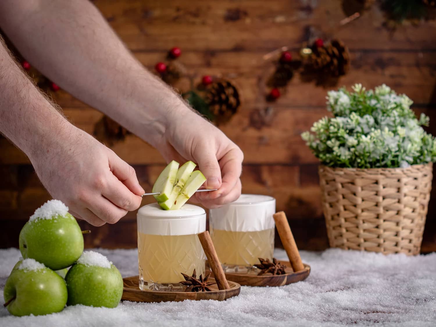 Schritt: Apfel Spieße