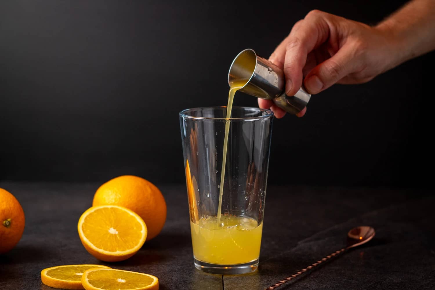 Schritt: Orangensaft hinzugeben