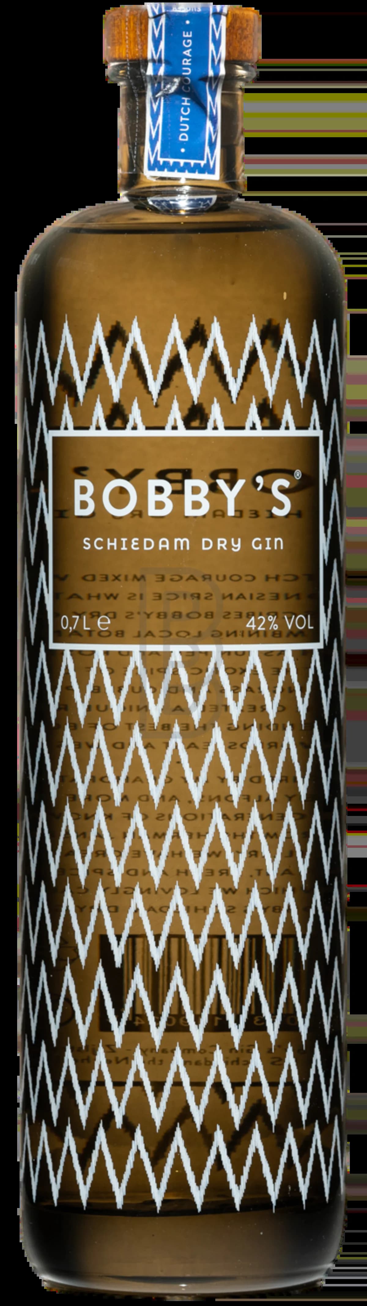 Abbildung einer Gin Flasche Bobby’s Schiedam Dry Gin