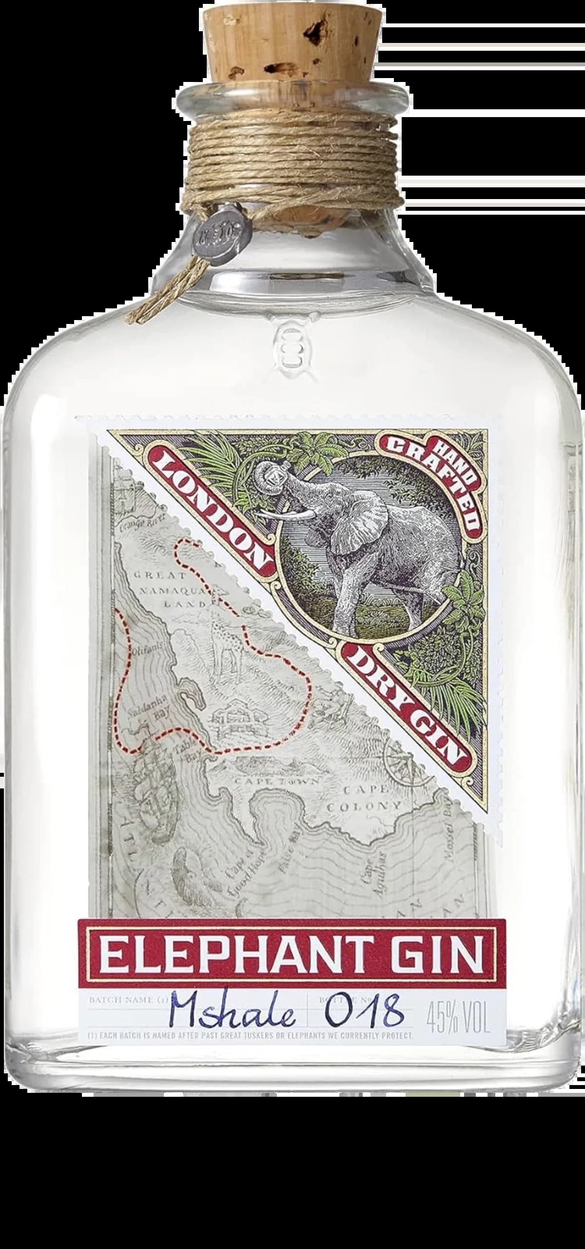 Abbildung einer Gin Flasche Elephant London Dry Gin