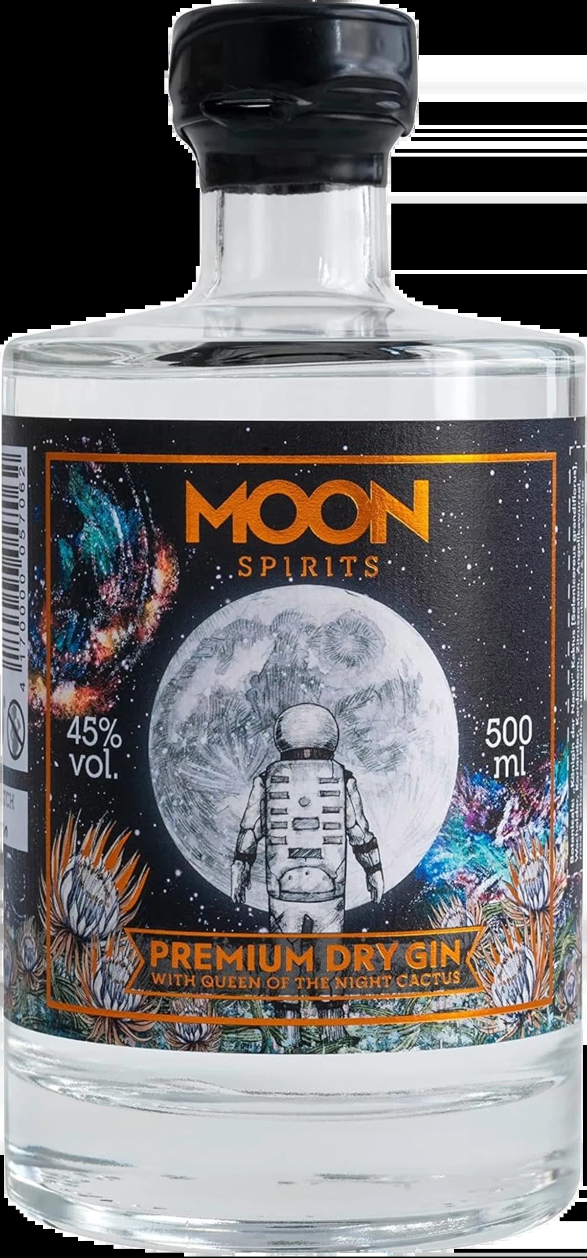 Abbildung einer Gin Flasche Moon Spirits Premium Dry Gin