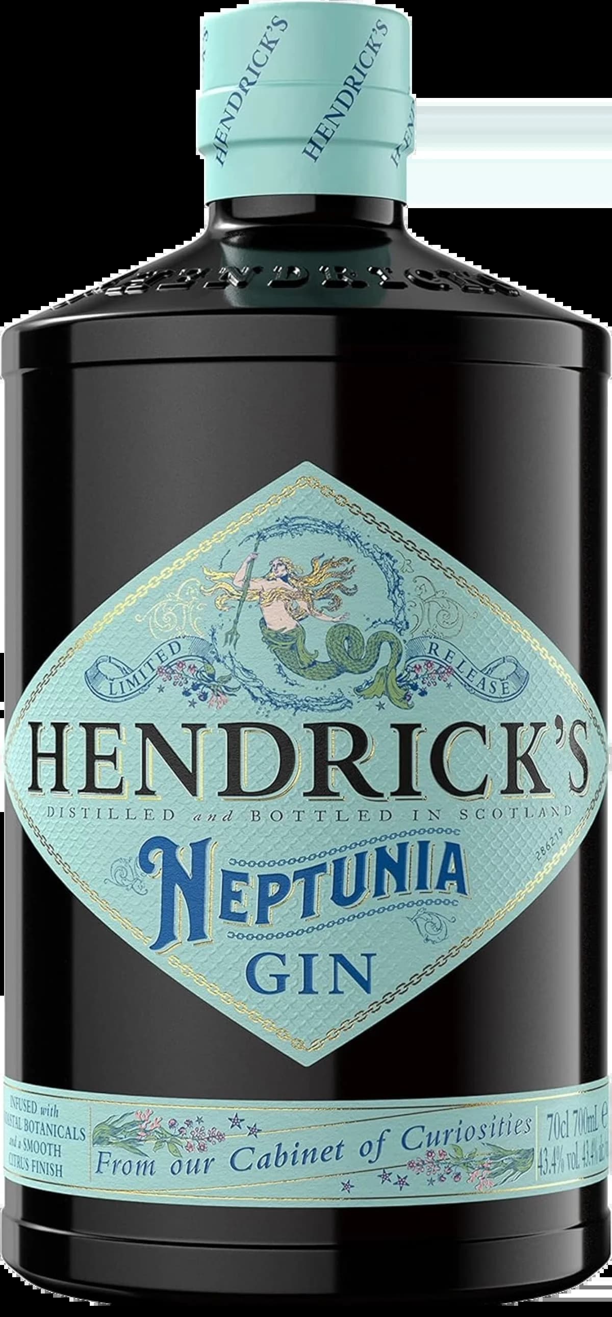 Abbildung einer Gin Flasche Hendrick´s Neptunia Gin