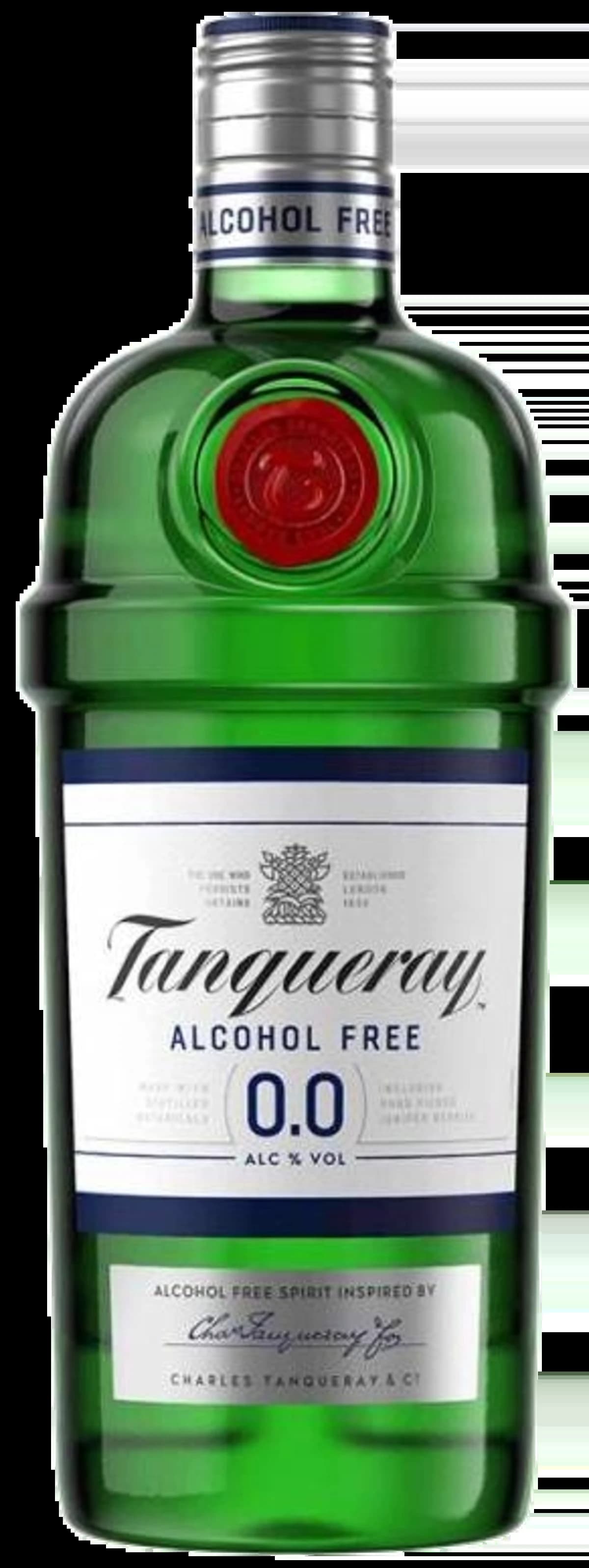 Abbildung einer Gin Flasche Tanqueray 0.0